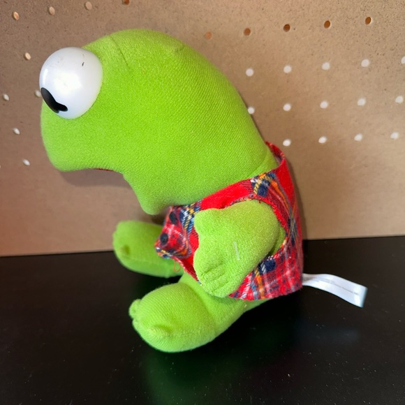 🐸 Vtg 80s Kermit the Frog 🍼 Plush Stuffed Animal Toy 💎 🔥 1987 Baby Muppets - Picture 4 of 6